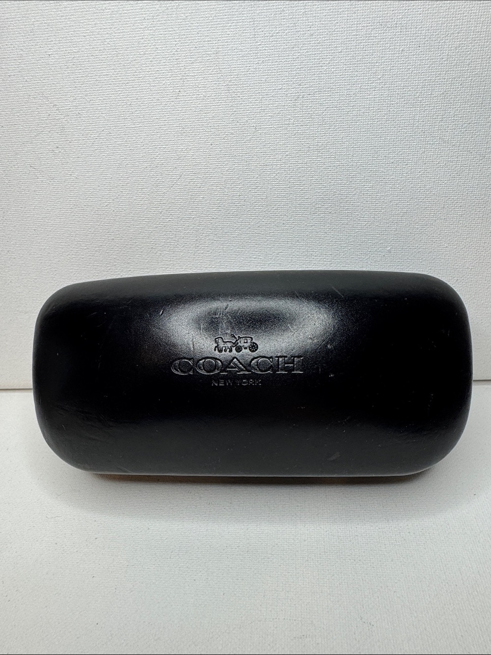 COACH Black Sunglasses Eyeglasses Hard Case Clamshell Logo #4